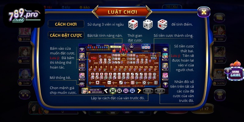 Triple khi chơi Sicbo online 789CLUB